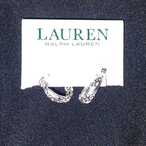 Sterling silver hoop earrings